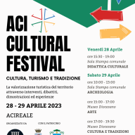 Aci Cultural Festival - Cultura, Turismo e Tradizione